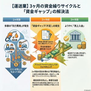 資金ギャップ(キャッシュフローのズレ)